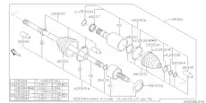 ШРУС ПЕРЕДНИЙ 28391-SC000 SUBARU