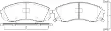 Тормозные колодки дисковые FIT FP0003