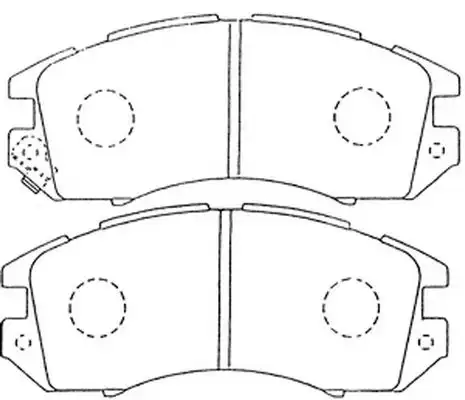 Тормозные колодки дисковые FIT FP0470