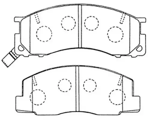 Тормозные колодки дисковые FIT FP0500