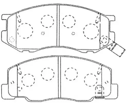 Тормозные колодки дисковые FIT FP0716