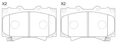 Тормозные колодки дисковые FIT FP0772