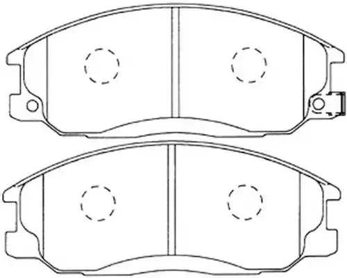 Тормозные колодки дисковые FIT FP0864