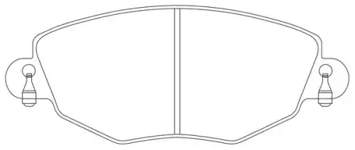 Тормозные колодки дисковые FIT FP0910