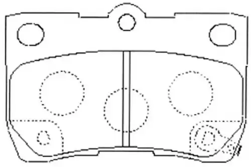 Тормозные колодки дисковые FIT FP1113
