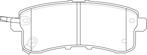 Тормозные колодки дисковые FIT FP1510