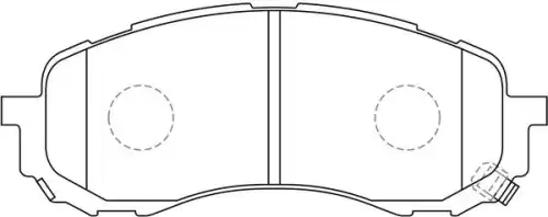 Тормозные колодки дисковые FIT FP7177