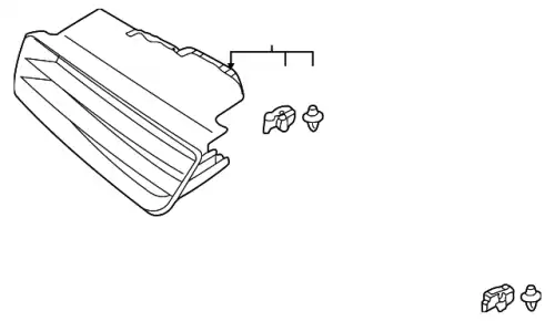 Решетка радиатора MITSUBISHI MN150680