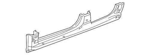 панель отрезная 8D9809847D VAG
