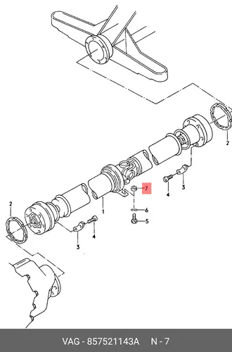 шайба 857521143A VAG
