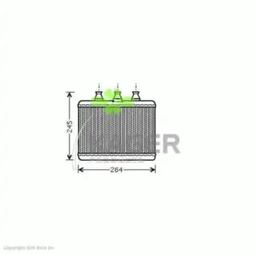 Радиатор печки KAGER 32-0423