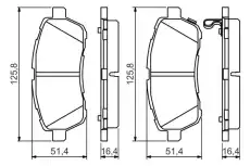Тормозные колодки дисковые BOSCH 0 986 494 574
