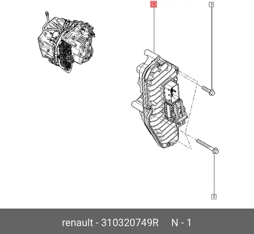  ЭБУ АКПП 310320749R RENAULT