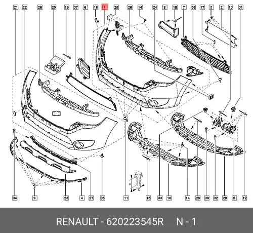 ДЕТАЛЬ 620223545R RENAULT