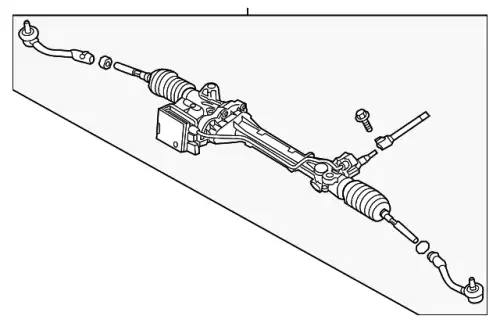 реечный рулевой механизм 57700B1200 HYUNDAI