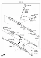 РЕЕЧНЫЙ РУЛЕВОЙ МЕХАНИЗМ 565002W150 HYUNDAI