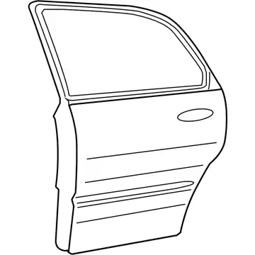 дверь 770033L020 HYUNDAI