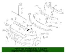 опорная планка бампера 86577B1000 HYUNDAI