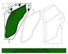 Ручка двери MAZDA KD5372760F