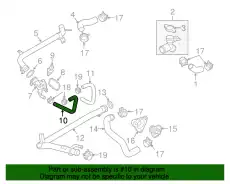  ШЛАНГ ОТОПИТЕЛЯ 17871-78K00 SUZUKI