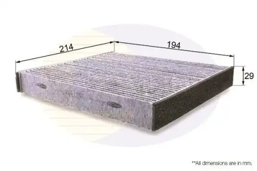 Салонный фильтр COMLINE EKF185A
