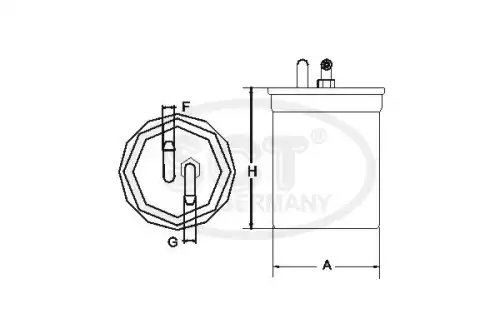 Топливный фильтр SCT ST6092