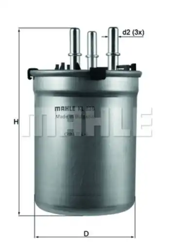 Топливный фильтр MAHLE KL 838