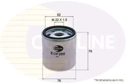 Фильтр масляный COMLINE EOF280