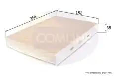 Салонный фильтр COMLINE EKF317