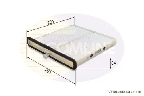 Салонный фильтр COMLINE EKF385