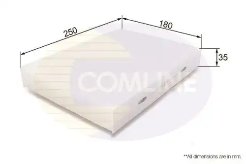 Салонный фильтр COMLINE EKF386