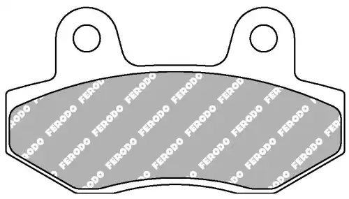 КОЛОДКИ ТОРМОЗНЫЕ ДИСКОВЫЕ FDB312P FERODO