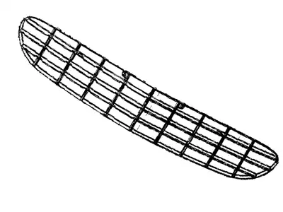 Решетка радиатора CHRYSLER 04805892AC