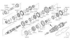 Подшипник шариковый 32203CD001 NISSAN