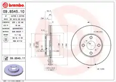 Тормозной диск BREMBO 9854510