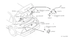  8463050J00 LOCK NISSAN