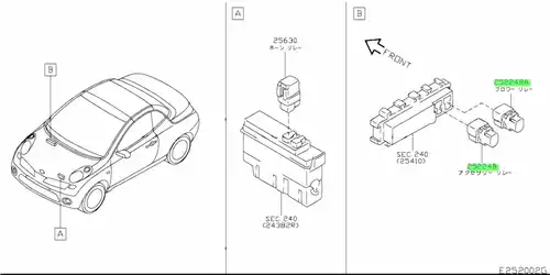 РЕЛЕ 25230AX600 NISSAN