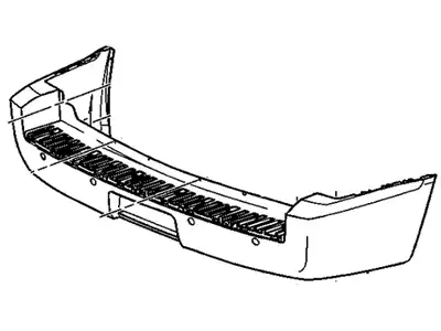 ЗАДНИЙ БАМПЕР / FASCIA-RR BPR 20951797 GM