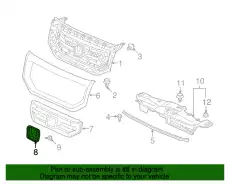  ЭМБЛЕМА РЕШЕТКИ РАДИАТОРА (75700-SZA-A01) HONDA