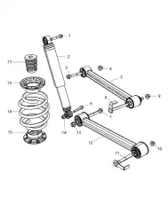 ОТБОЙНИК ЗАД./PUFFER ANSCHLAG 52125396AB CHRYSLER