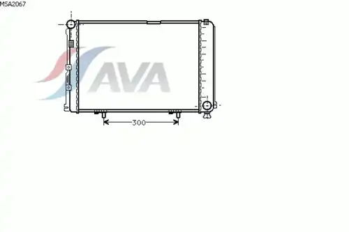 Радиатор кондиционера (конденсатор) AVA MSA2067