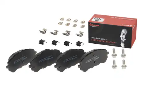 Тормозные колодки дисковые передняя ось BREMBO P 61 120