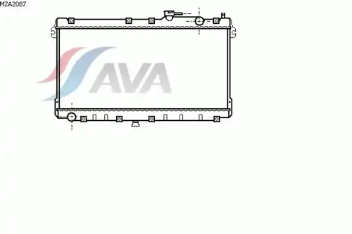 Радиатор кондиционера (конденсатор) AVA MZA2087