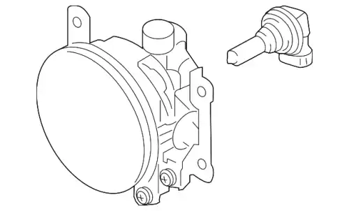 Фара противотуманная MITSUBISHI 8321A668