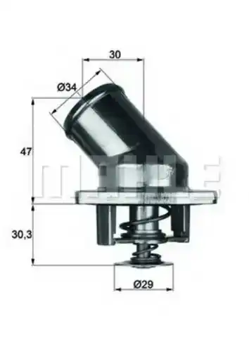 Термостат системы охлаждения KNECHT TI387