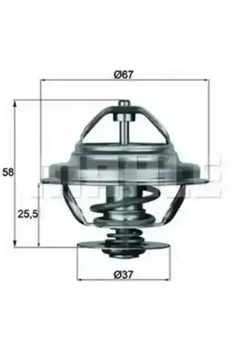 Термостат системы охлаждения KNECHT TX2180D