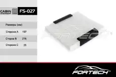 Салонный фильтр FORTECH FS-027