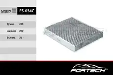 Салонный фильтр FORTECH FS-034C