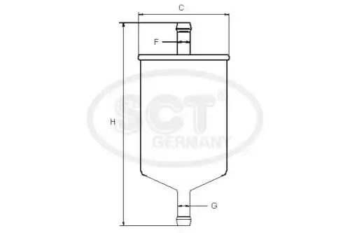 Топливный фильтр SCT ST6508