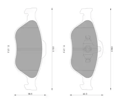 Тормозные колодки дисковые BOSCH 0 986 AB2 779